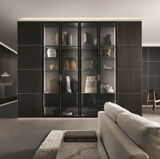 Boiserie Modulor Rovere Termotrattato di Rimadesio