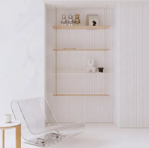 Boiserie in tecnopolimeri Moove Urban Snow 01 di Déco