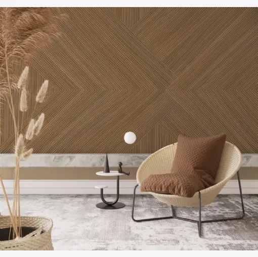 Boiserie in tecnopolimeri Moove Urban Teak di Déco