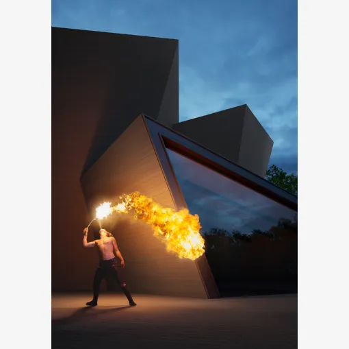 Boiserie Firewall Doghe di Déco