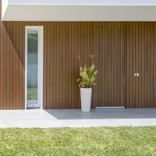 Boiserie Ultrashield Twix Claddy in teak di Déco