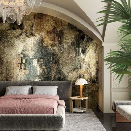 Carta da parati Goldenwall con decorazione artistica Dialium di Inkiostro Bianco