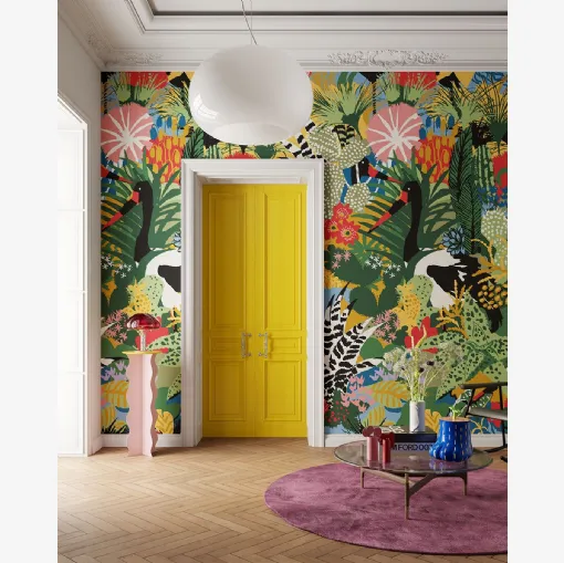 Carta da parati Giungo Bongo di Inkiostro Bianco