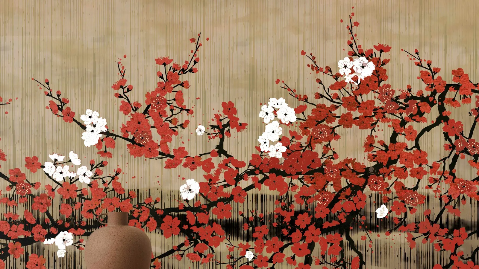 Carta da parati The Bliss Natural Daisy di James