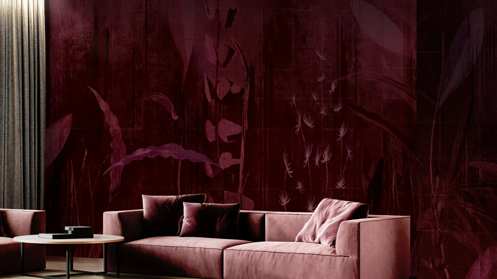 Carta da parati The Claret di Daisy James