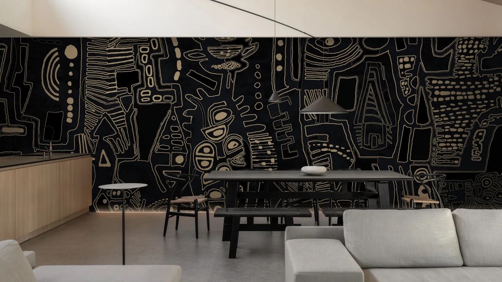 Carta da parati The Outline di Daisy James