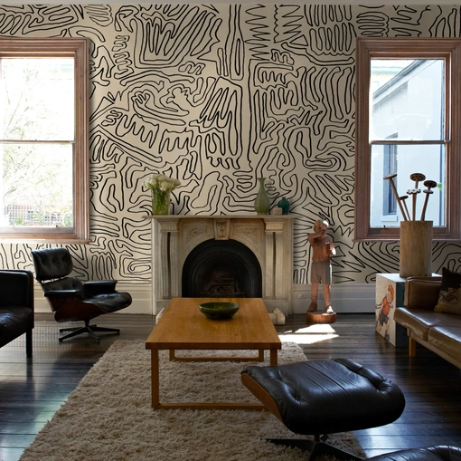 Carta da parati The Roam Cream di Daisy James