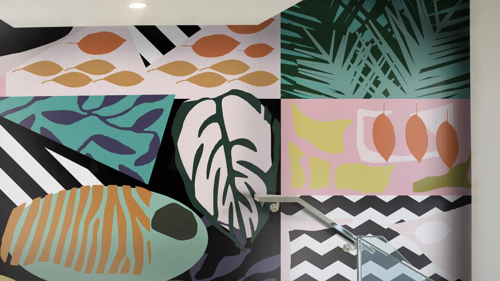 Carta da parati The Silkscreen di Daisy James