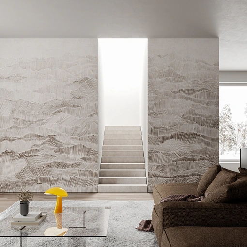 Carta da parati Yama di Inkiostro Bianco