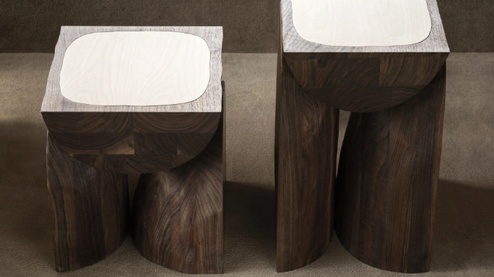 Tavolino Bread Side Table in legno di Tacchini