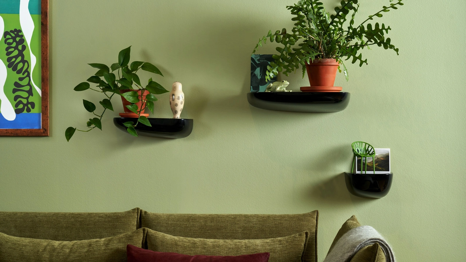 Mensola in materiale plastico Corniches di Vitra