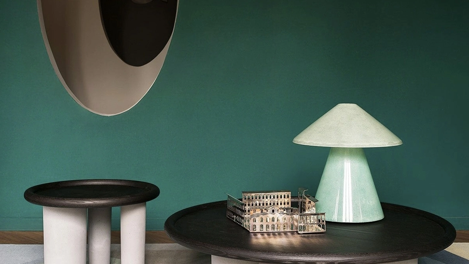 Tavolino in legno Pluto di Tacchini