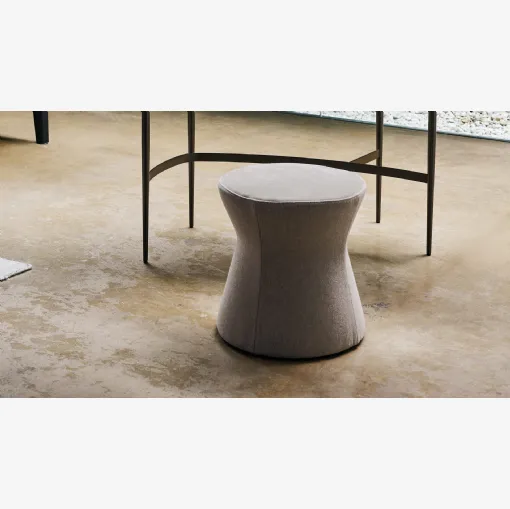 Pouf Clessidra in tessuto di Bonaldo