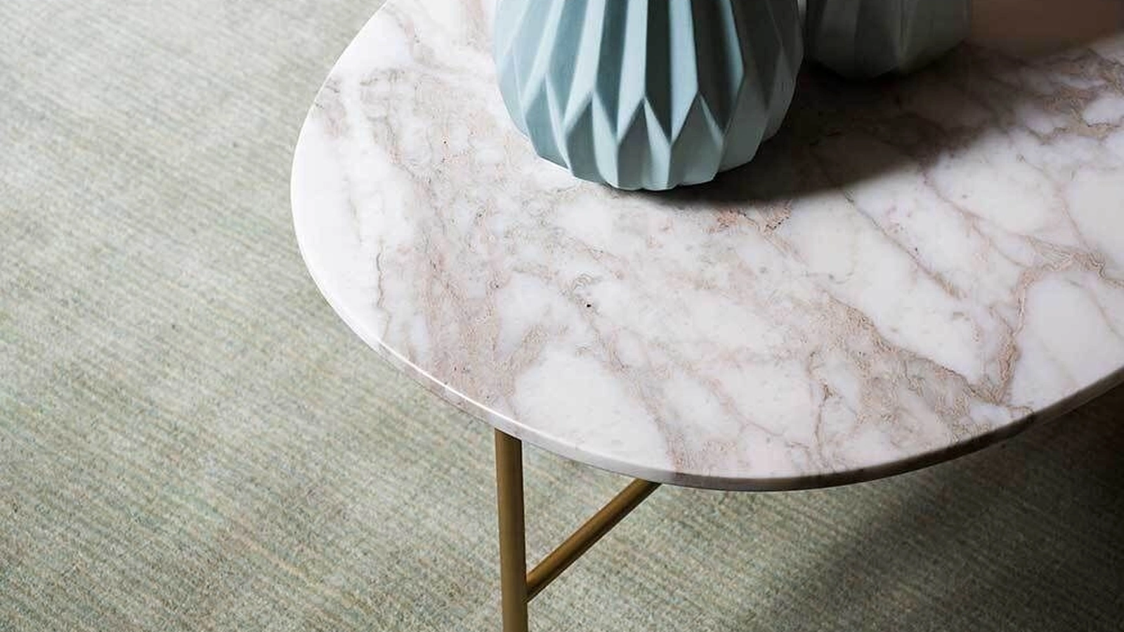Tavolino Soap in marmo di Tacchini