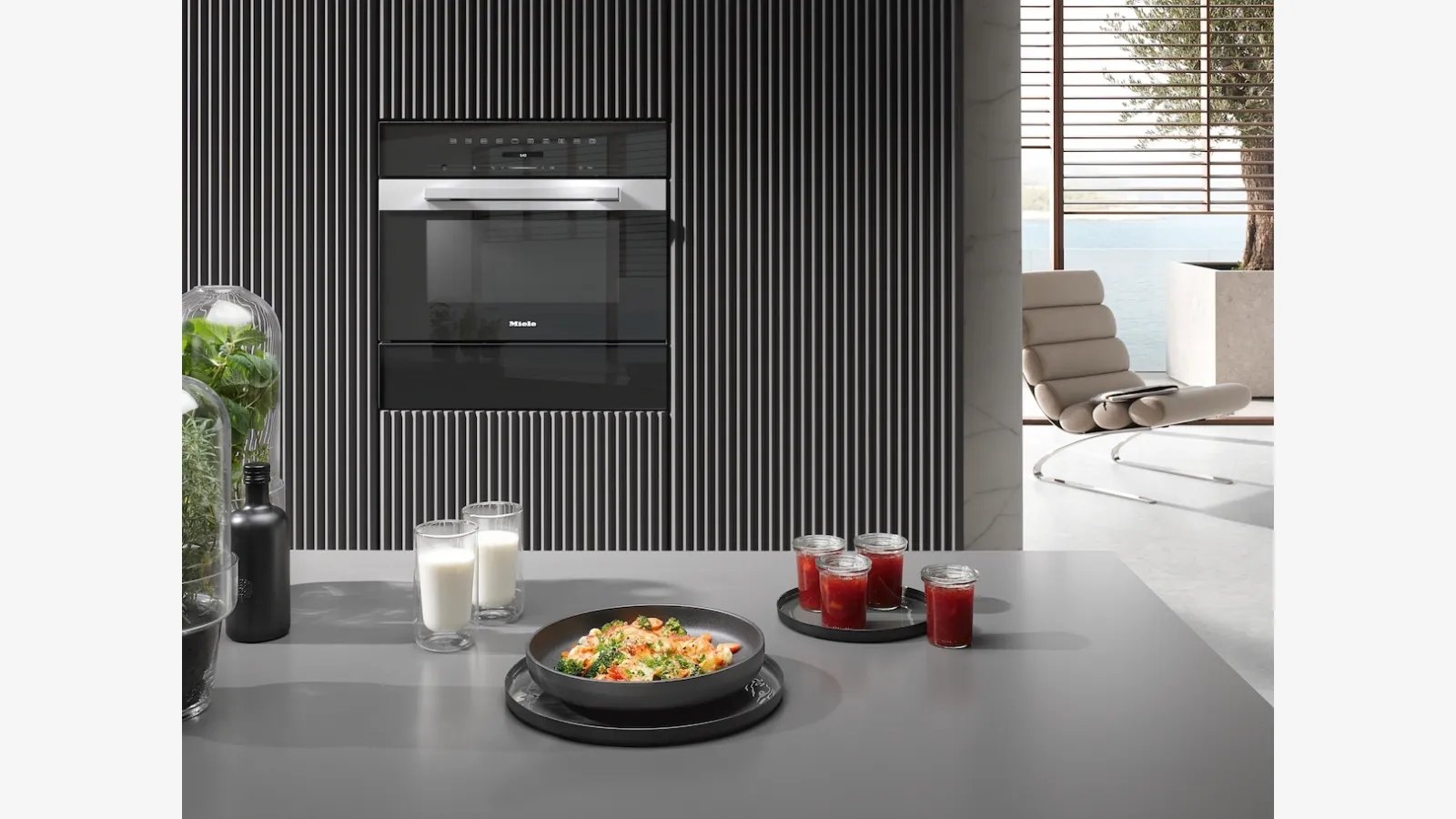 Forno a Microonde da incasso M 7244 TC di Miele