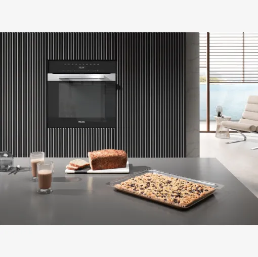 Forno H 7464 BP con sonda termometrica ed illuminazione Led di Miele