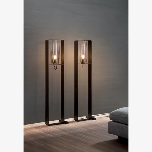 Lampada da terra Bio-s in metallo e vetro di Bonaldo