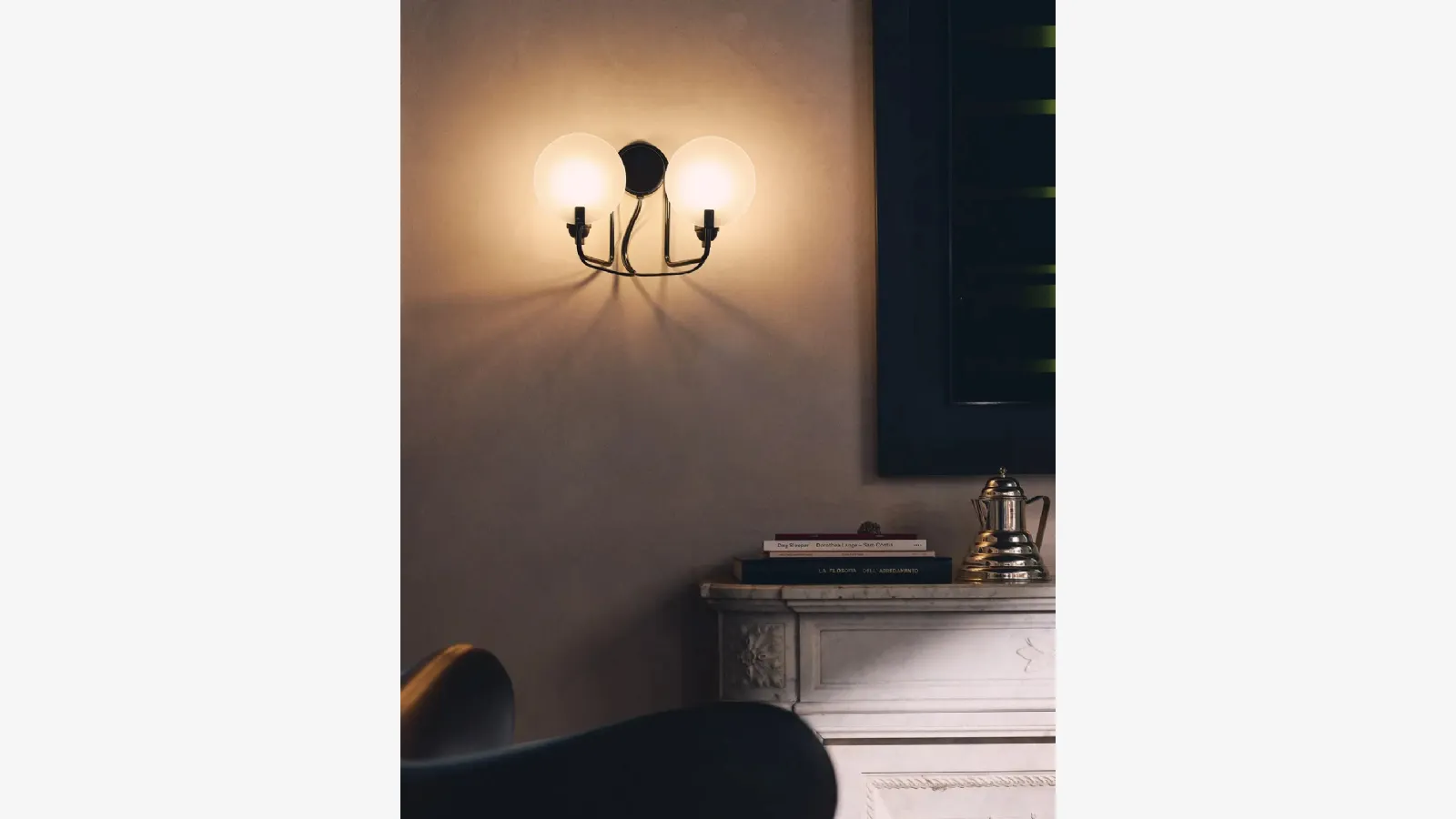 Lampada da parete Bugia di Stilnovo