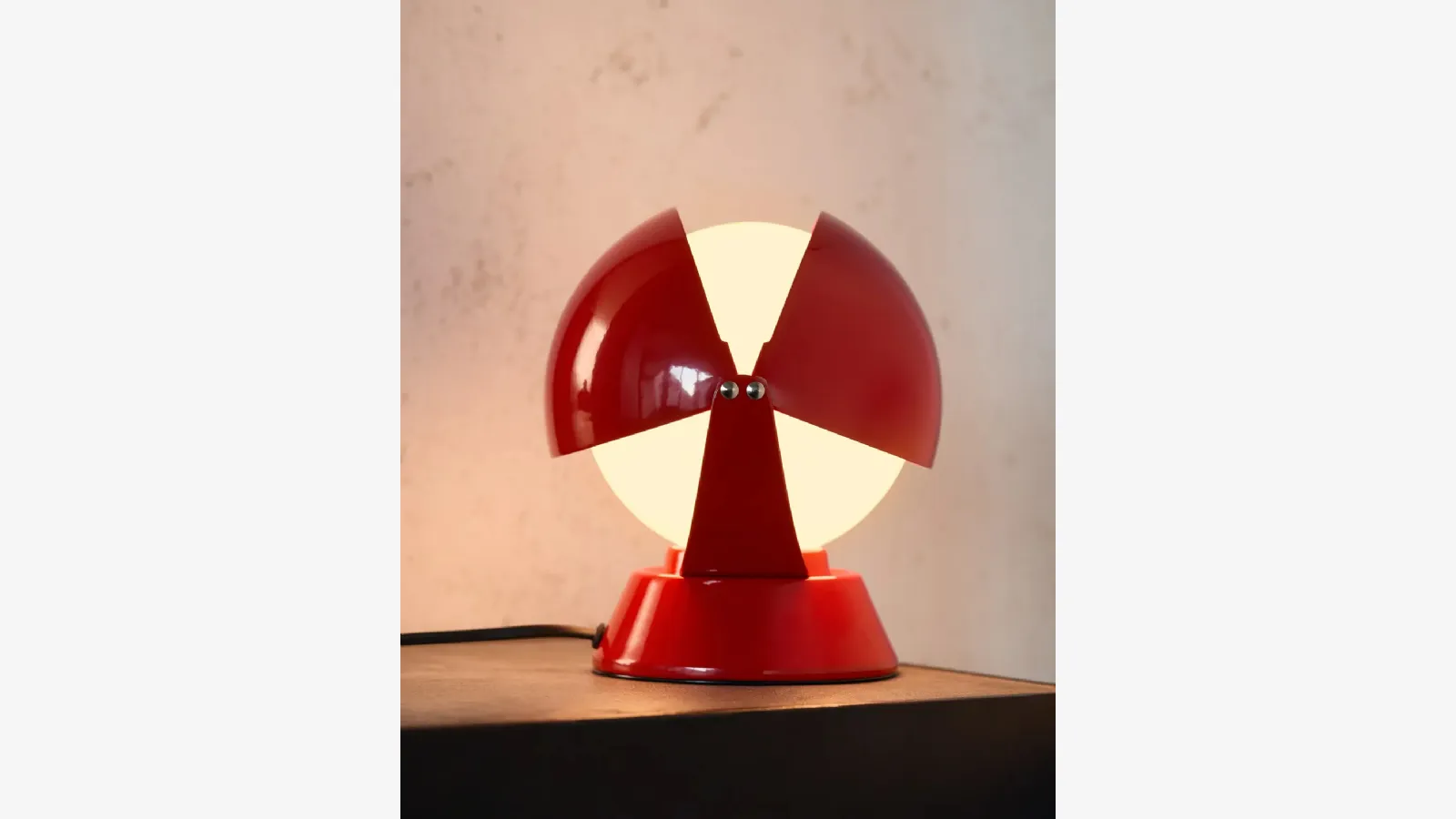 Lampada da tavolo anni '70 Buonanotte di Stilnovo