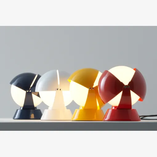 Lampada da tavolo anni '70 Buonanotte di Stilnovo