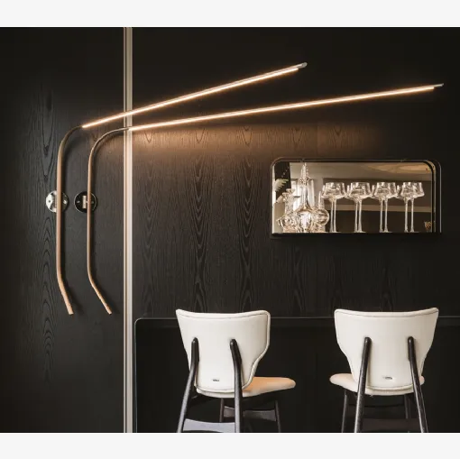 Lampada da parete in metallo Fisherman di Cattelan Italia
