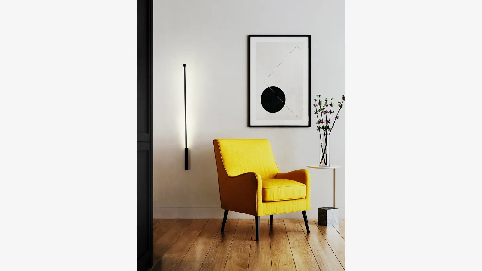 Lampada Miniflux Linea Wall di ILTI luce