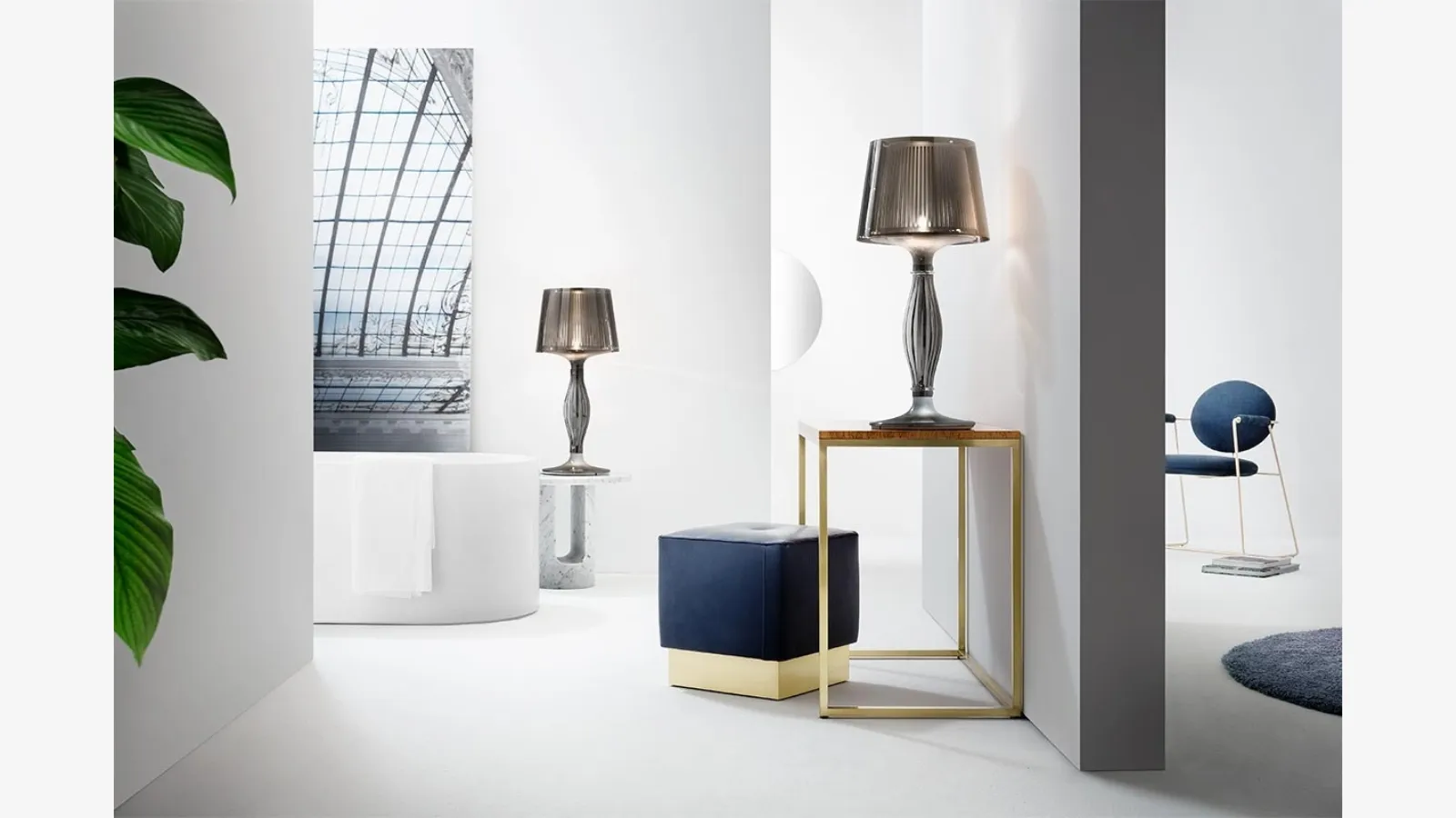 Lampada di ispirazione barocca Liza Table di Slamp