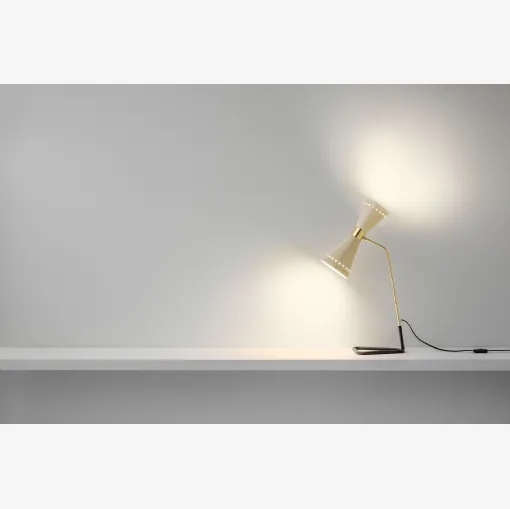 Lampada da tavolo anni '50 Megafono di Stilnovo