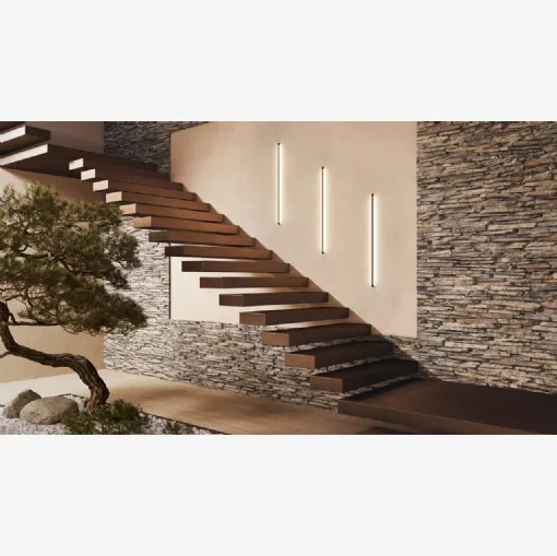 Lampada Miniflux Linea Wall C Opal di ILTI luce