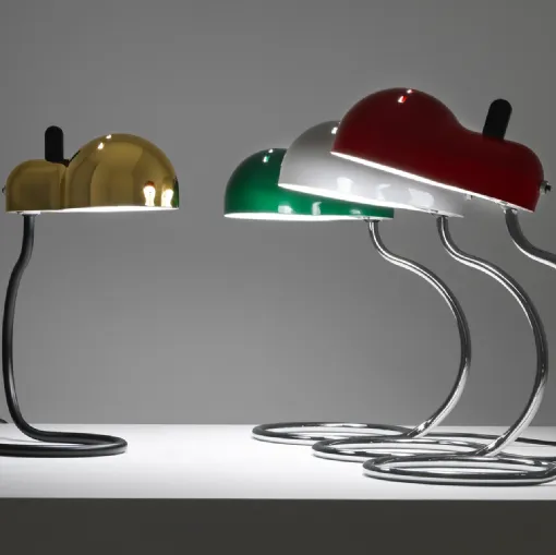 Lampada da tavolo anni '70 Minitopo di Stilnovo