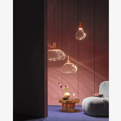 Lampada a sospensione Mongolfier di Stilnovo