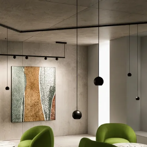 Lampada Node System a sospensione di Linea Light