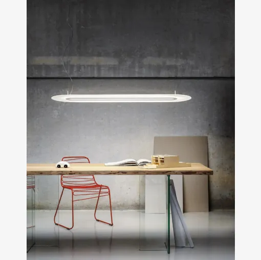 Lampada a sospensione Opti-Line in PMMA di Stilnovo