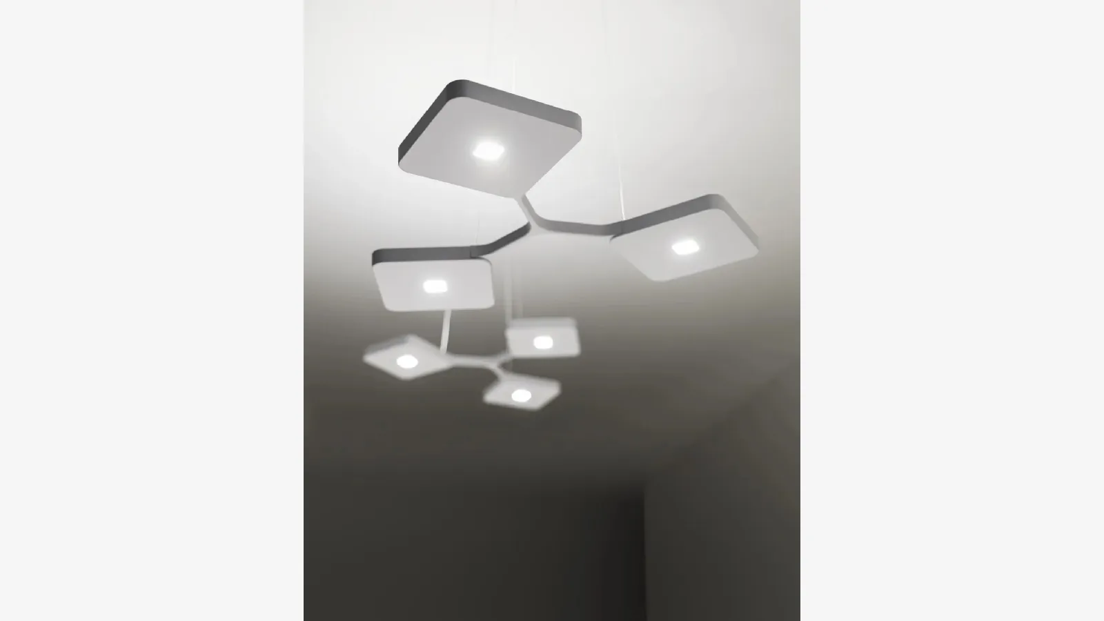 Lampada a sospensione Quad di Stilnovo