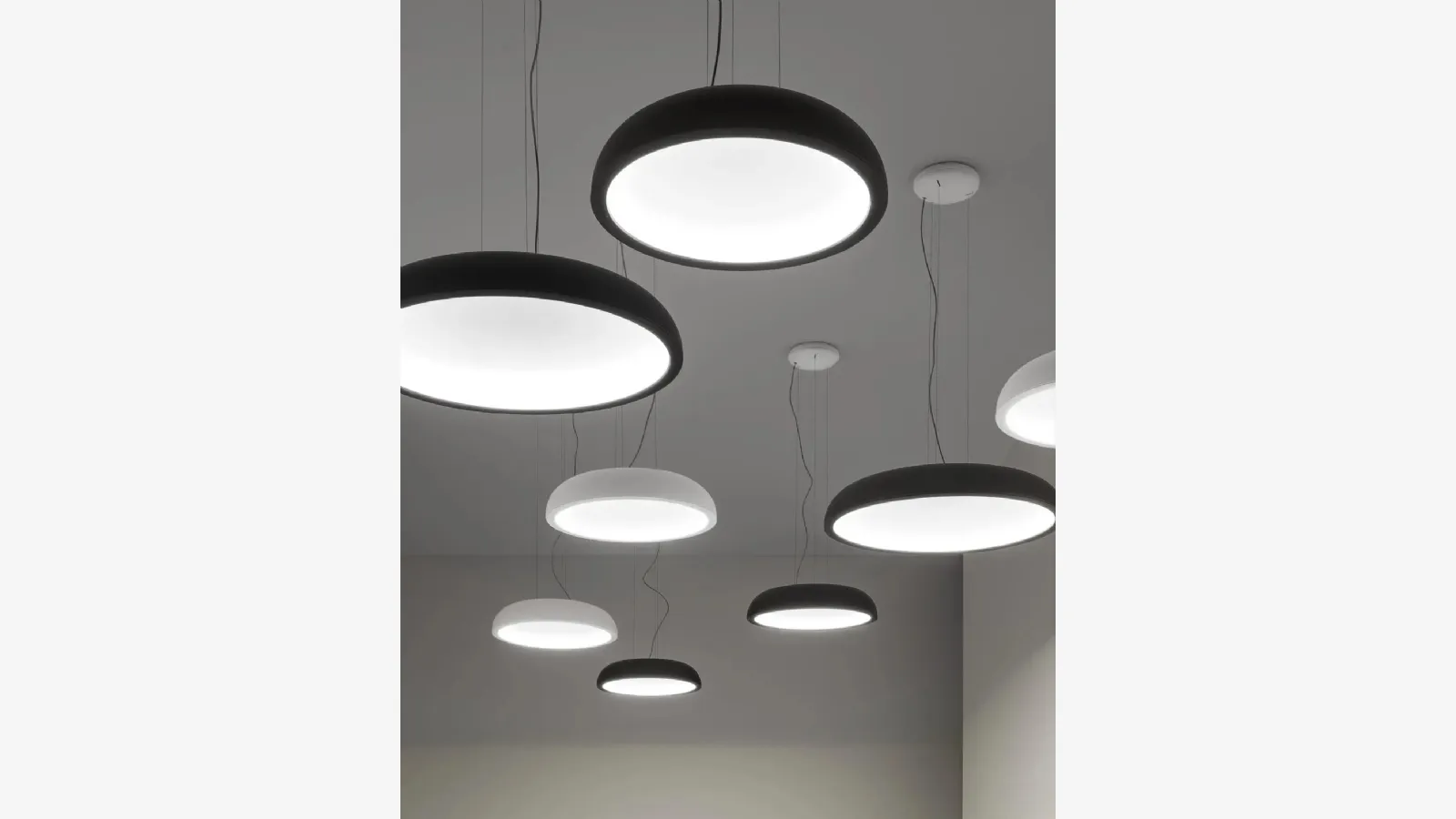 Lampada a sospensione orientabile Reflexio di Stilnovo