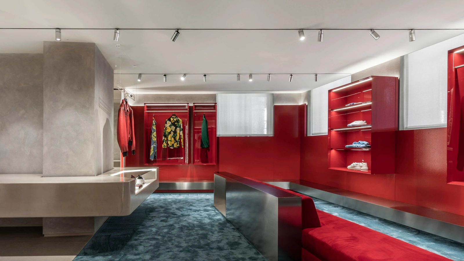 Lampada a soffitto Ghostrack System di Reggiani