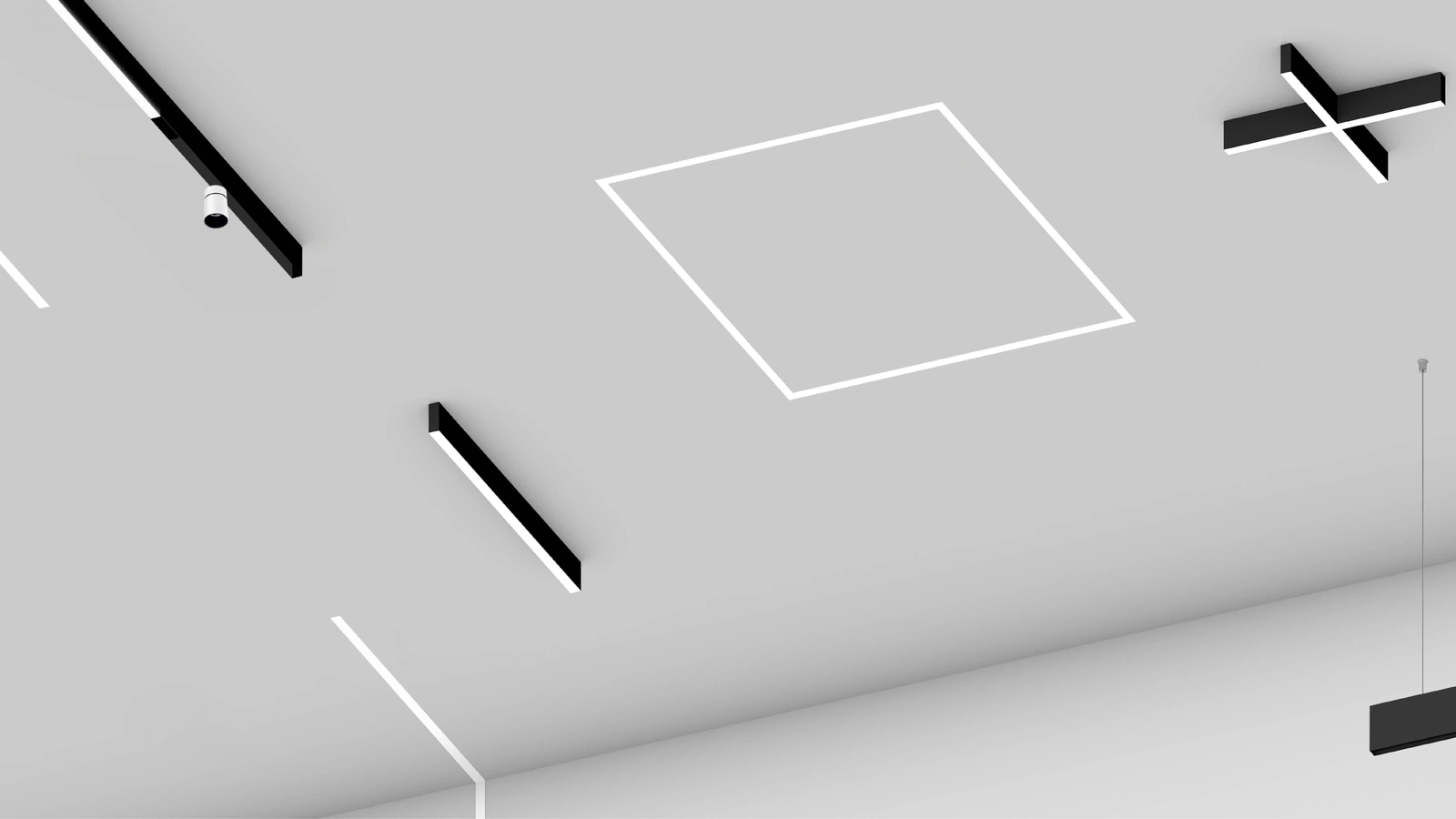 Lampada Traceline System di Reggiani