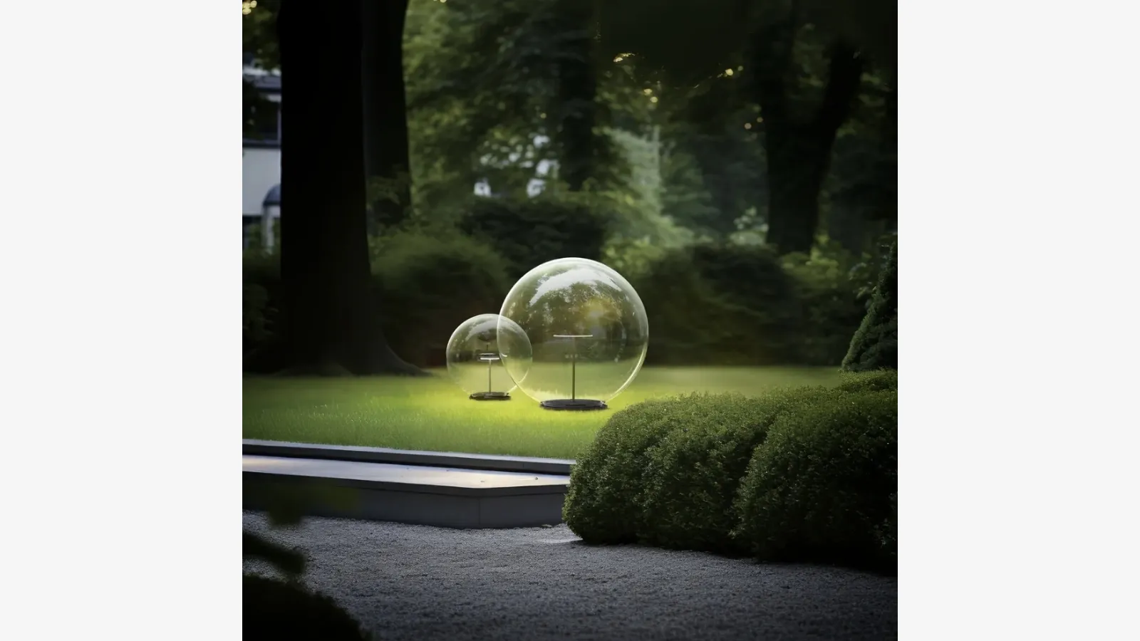 Lampada Rolling Sky Outdoor in PMMA di Linea Light