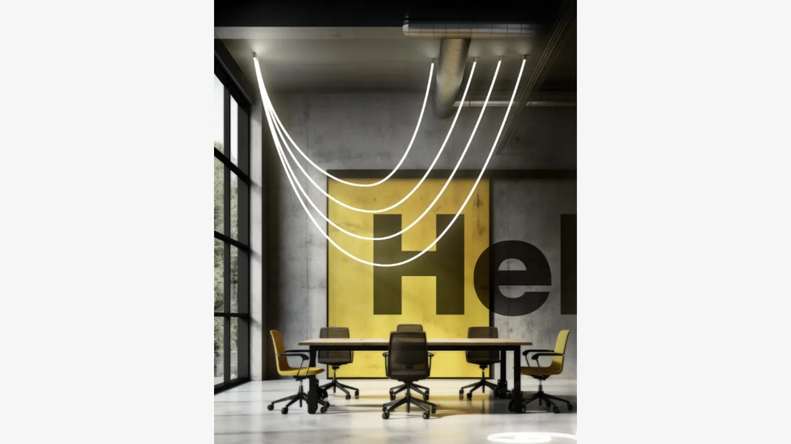 Lampada a sospensione Rubber di Linea Light
