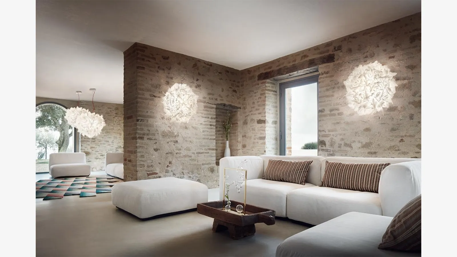 Lampada Veli Foliage Ceiling/wall di Slamp
