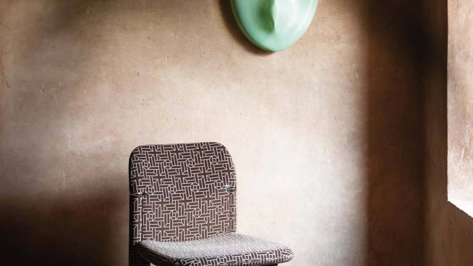 Lampada a parete in vetroresina Solstice di Tacchini