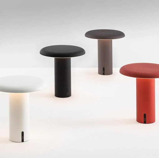 Lampada Takku portatile di Artemide
