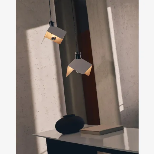 Lampada a sospensione Triedro di Stilnovo