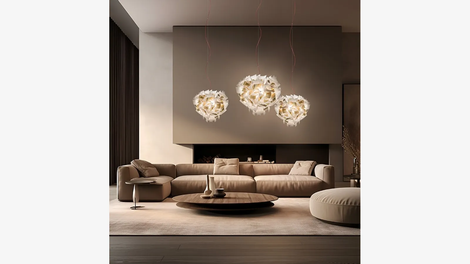 Lampada Veli Aurea Suspension di Slamp