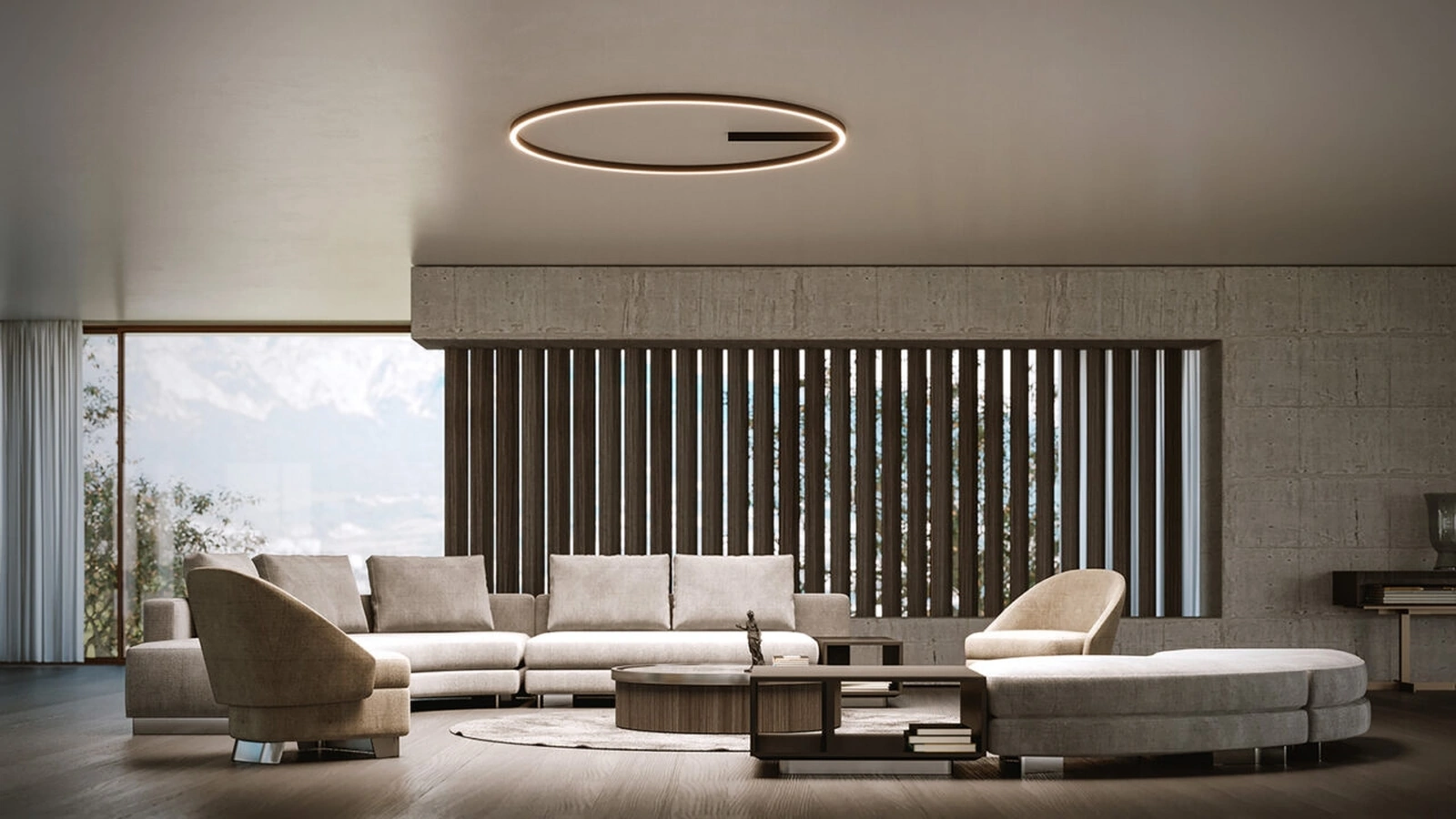 Lampada a soffitto Zirkol Ceiling di ILTI luce