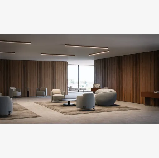Lampada Zirkol Linear Ceiling di ILTI luce