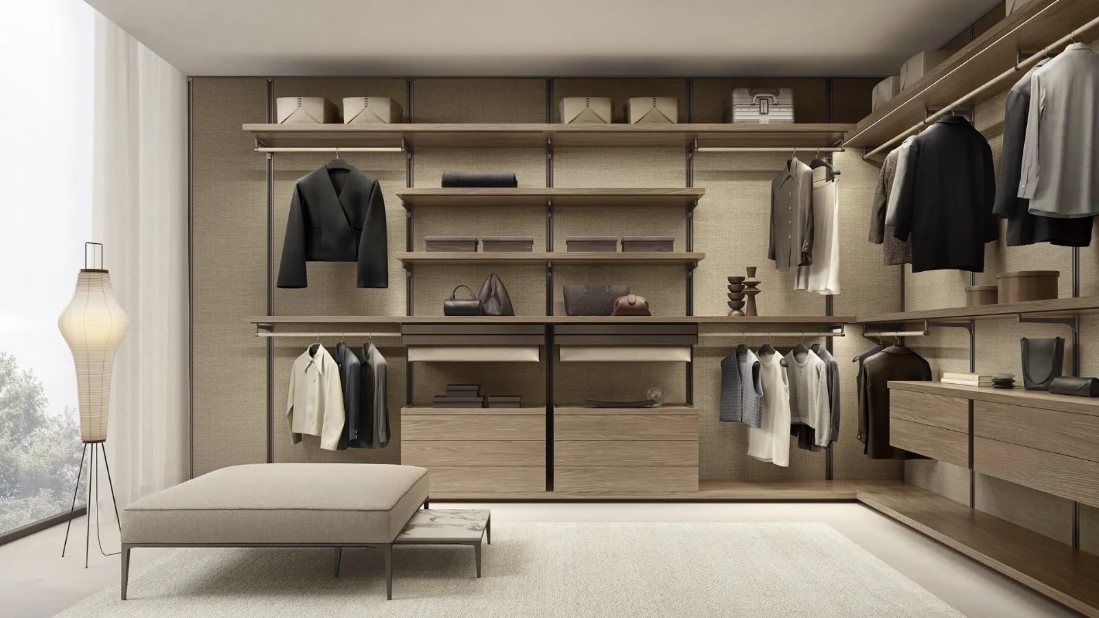 Cabina armadio Dress Bold Olmo di Rimadesio