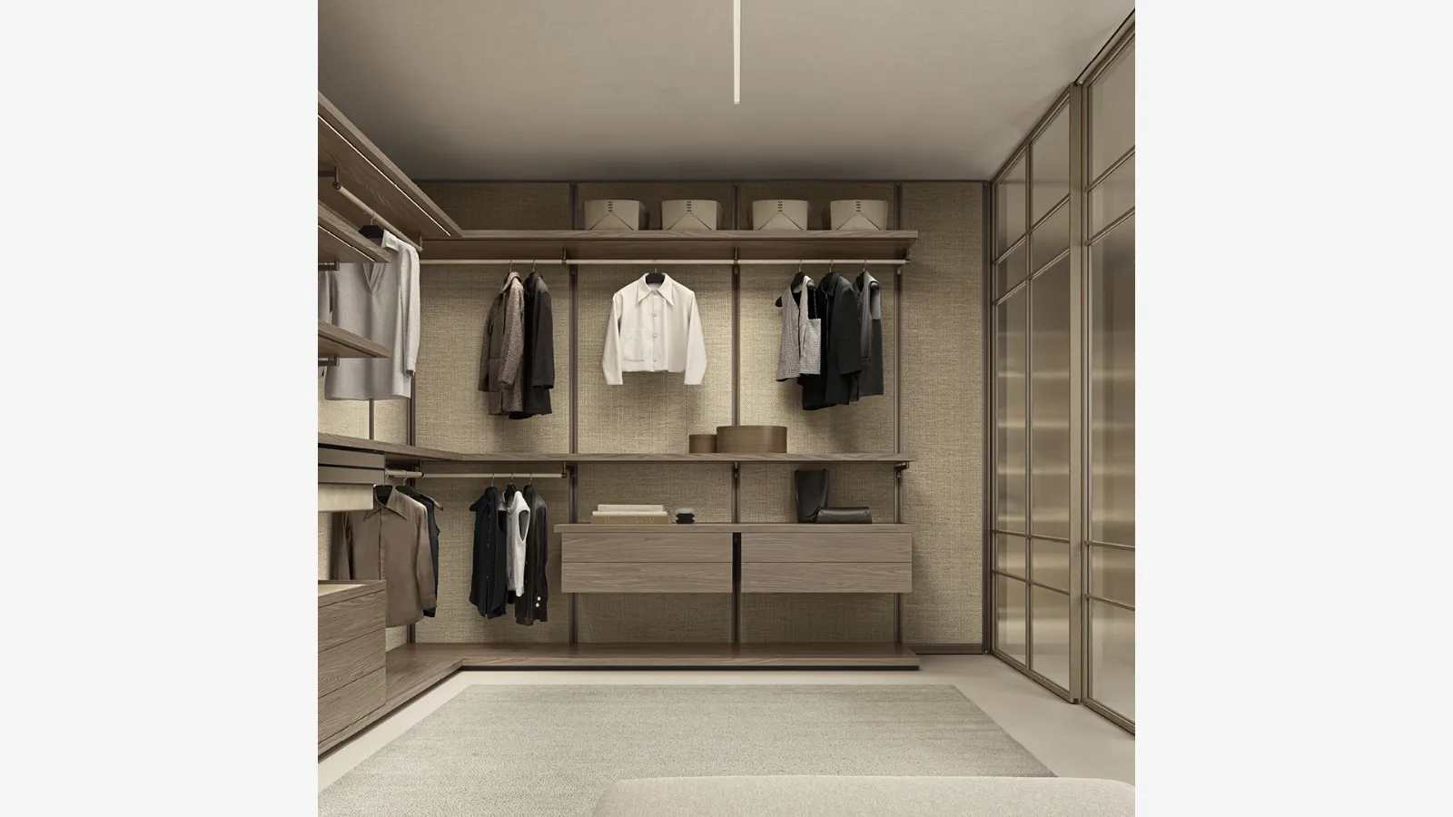Cabina armadio Dress Bold Olmo di Rimadesio