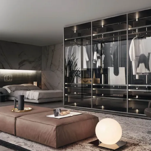 Armadio Cover Freestanding Vetro di Rimadesio