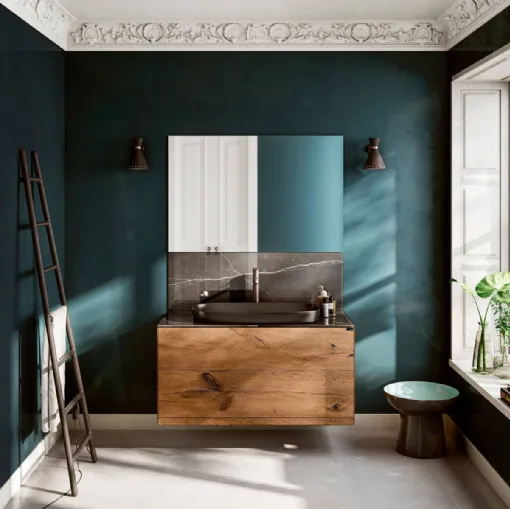 Mobile da Bagno sospeso 36e8 Project 1116 in legno di Lago
